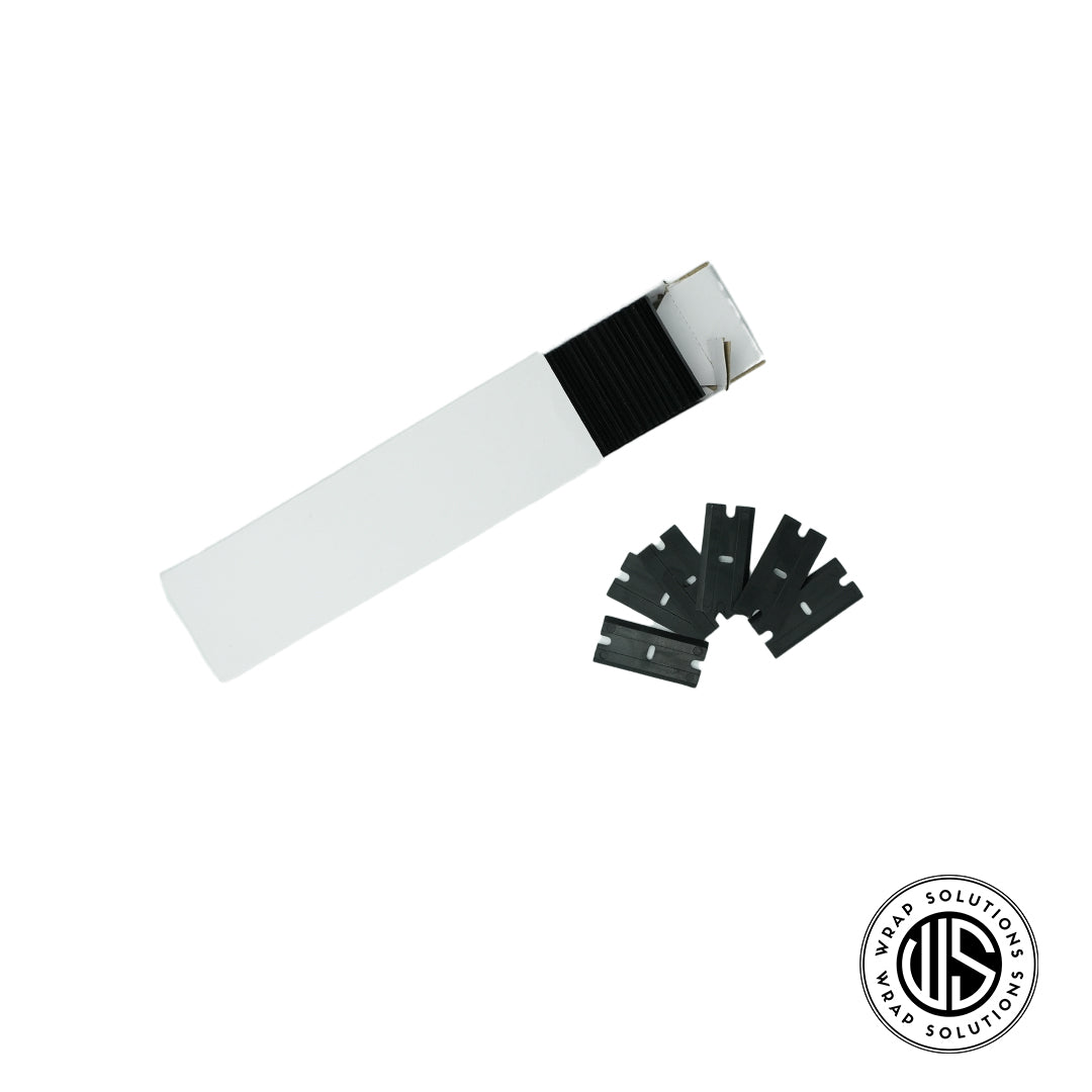 Double edge plastic razor blades Black Color 100pcs/box