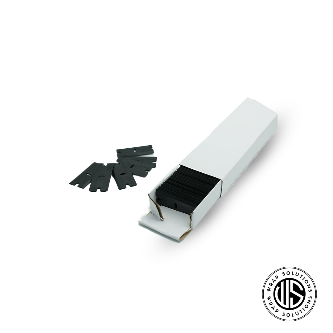 Double edge plastic razor blades Black Color 100pcs/box